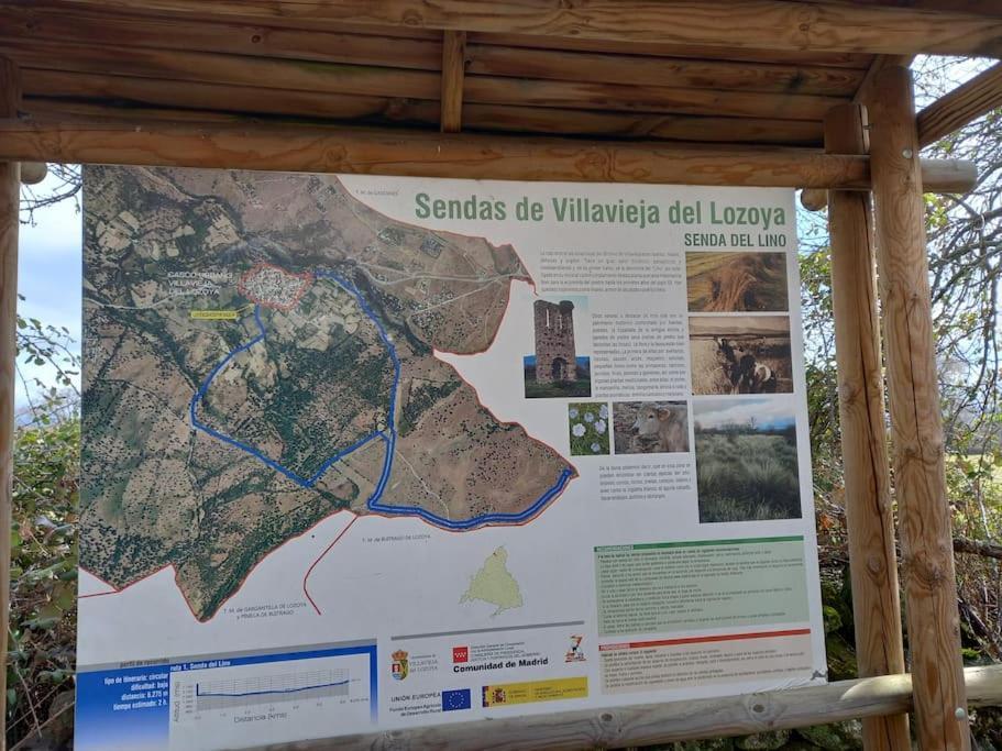 Casita Con Encanto Tranquilidad Villavieja Del Lozoya Wi-Fi En Sierra De Madrid Y A 50 Minutos De Capital Exteriör bild